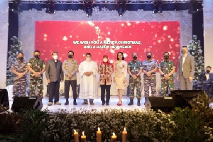 Perkuat Toleransi beragama di Jatim, Forkopimda Gelar Perayaan Natal Bersama TNI-POLRI-ASN dan Masyarakat