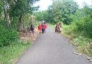 Mencegah kasus DBD Warga Desa Ai bura Gotong Royong membersihkan Lingkungan Sekitar